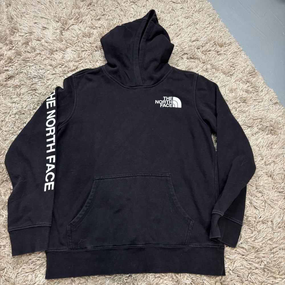 The North Face Kids Black Hoodie shirt/ light sweater M 10/12 kids